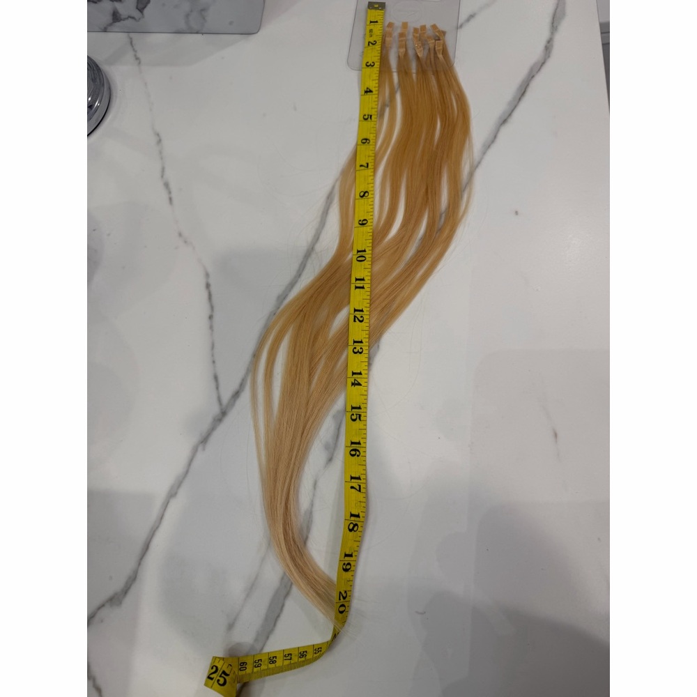 BELLAMI Blonde K TIP Hair Extensions - Natural Golden Blonde